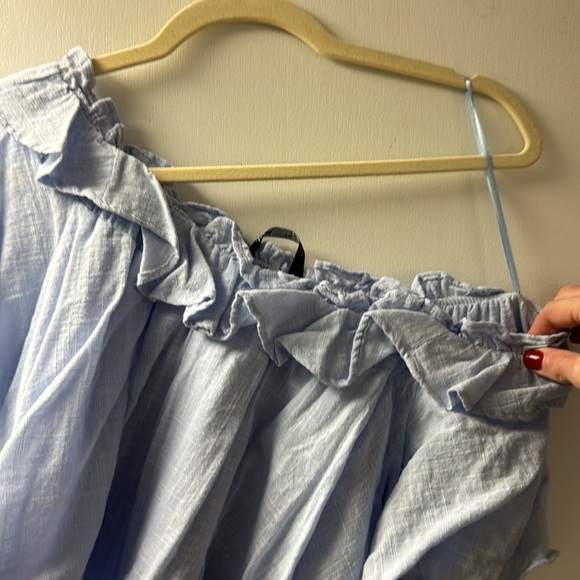 New with tags! Zara cotton ruffled top - Picture 2 of 4